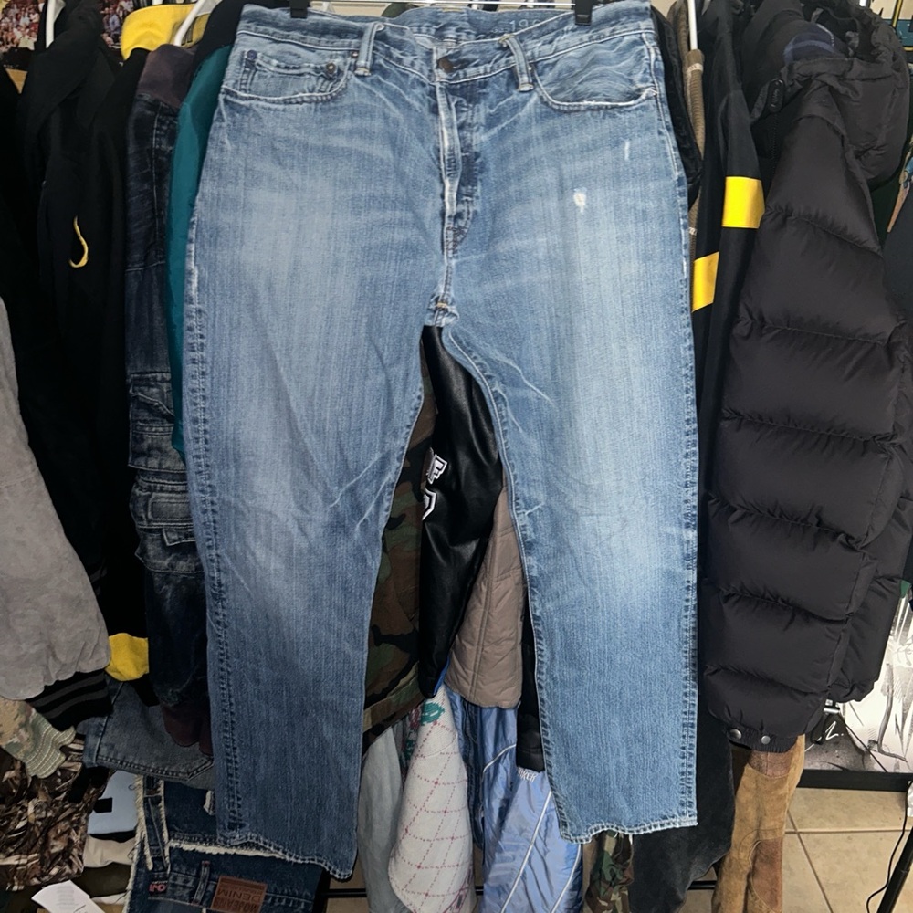 1969 Gap Button Fly Straight Leg Jeans Mens 34x32